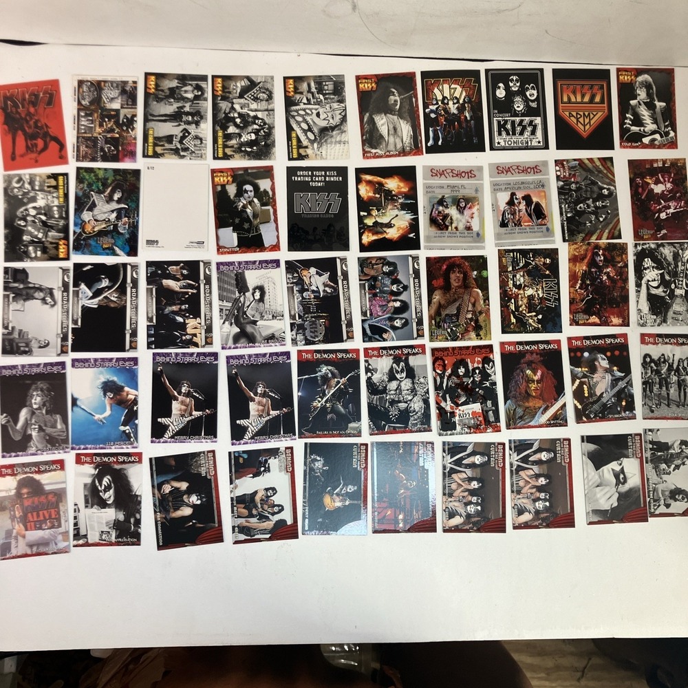 2009 Kiss Press Pass 360 130 Card Lot